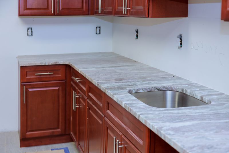 Concrete Countertop Installation