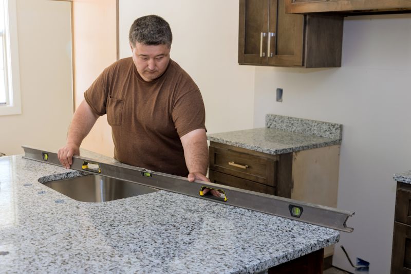 Concrete Countertop Installation